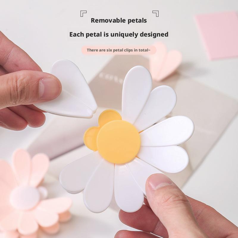 2-in-1 磁気冷蔵庫マグネット 花型シーリングクリップ  - Food Storage Types のレビューと価格