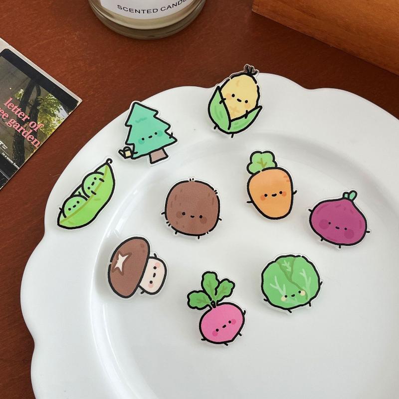 漫画フルーツ装飾シーリングクリップ 4個パック かわいいPP - Food Storage Notes のレビューと価格