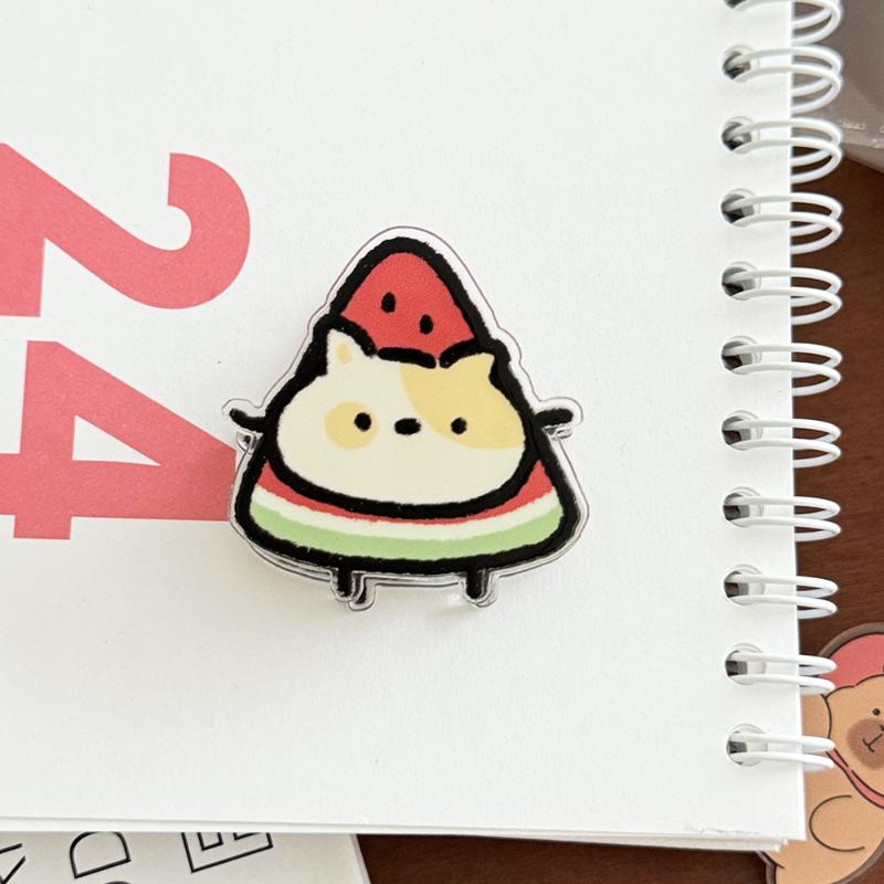 漫画フルーツ装飾シーリングクリップ 4個パック かわいいPP - Food Storage Notes のレビューと価格