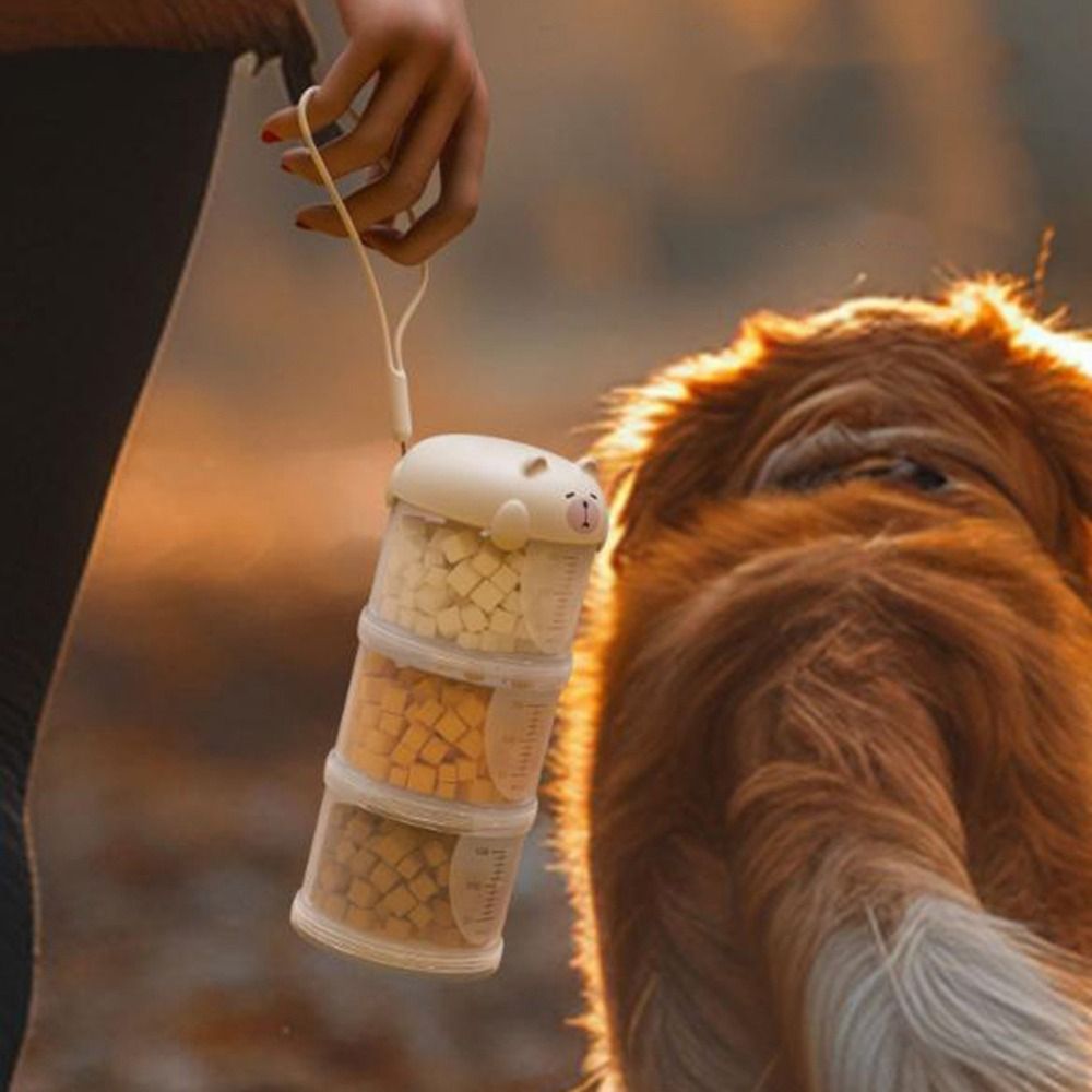 実用的なプラスチック製多層キャットフードボックス密封されたか - Food Storage For Dog のレビューと価格