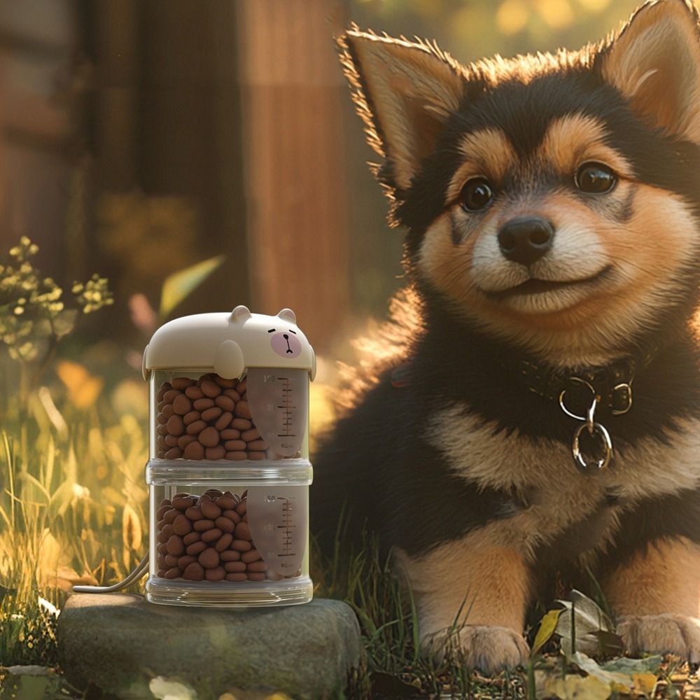 実用的なプラスチック製多層キャットフードボックス密封されたか - Food Storage For Dog のレビューと価格
